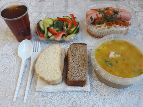 Ассортимент вкусной еды Троицк